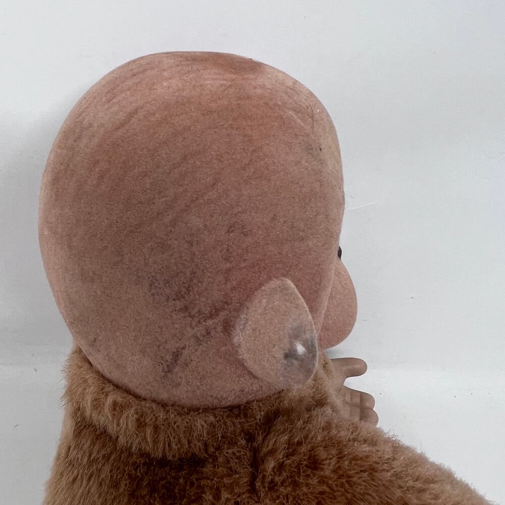 Zoo Borns Baby Monkey Flocked Head Plush Retro 90s Toy Vintage 1994 Ed Kaplan - Picture 8 of 9
